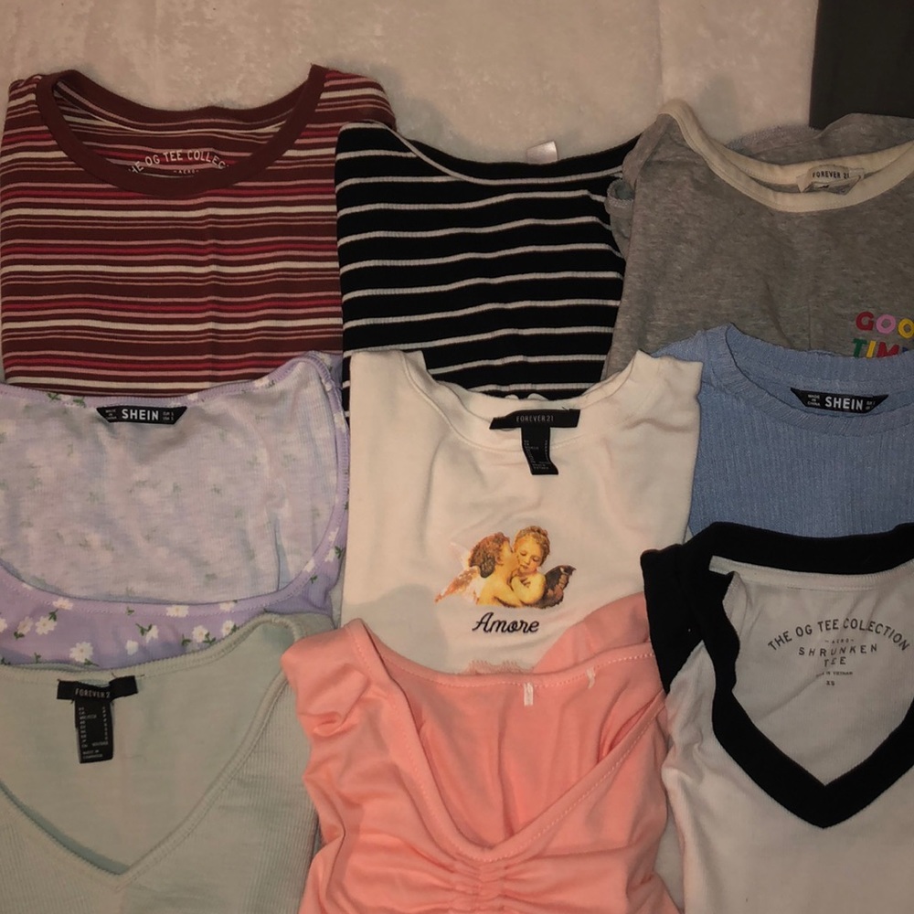 Shirt & Crop Top Bundle